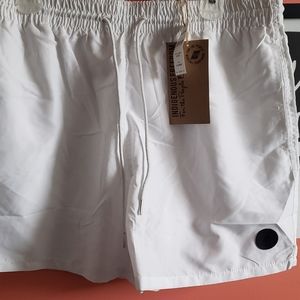 New, Men white swimming shorts XL